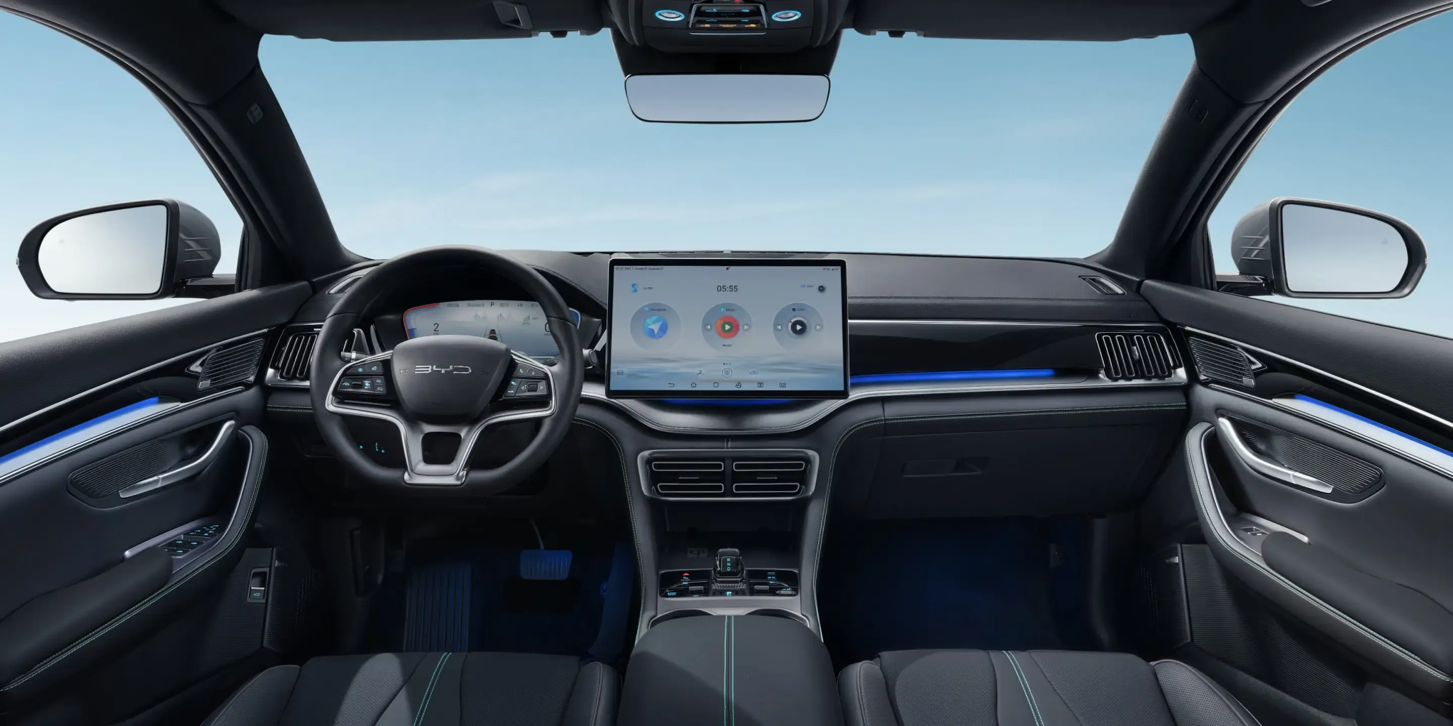 Futurisztikus lebegő középkonzol