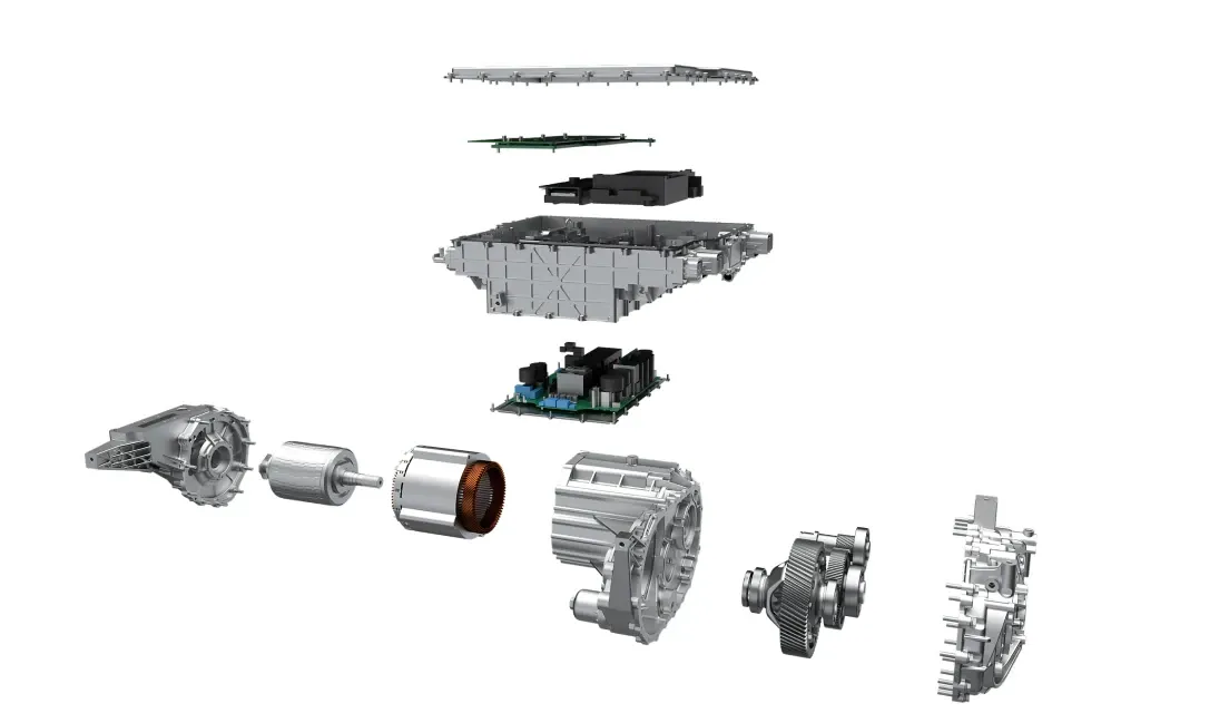 A világ első sorozatgyártású 8 az 1-ben elektromos hajtáslánca