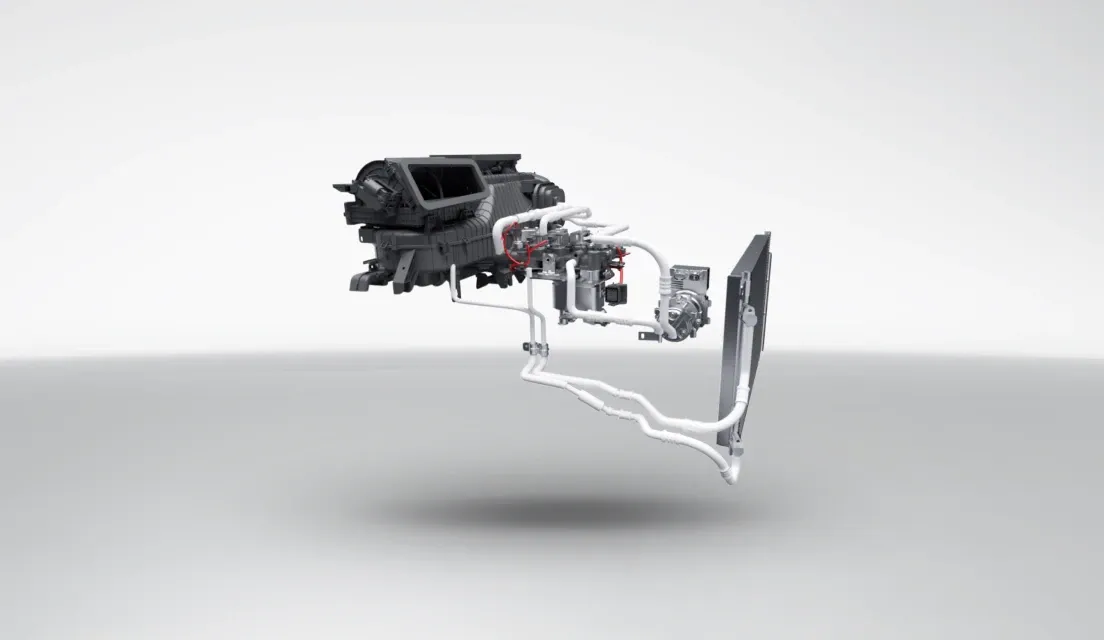 Nagy hatásfokú hőszivattyú rendszer alapfelszereltségként